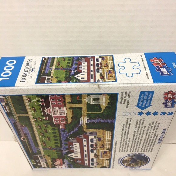 Jigsaw Puzzle-Hometown Collection CHASING THE HOUNDS 1000 Pieces New Sur… - Picture 6 of 9